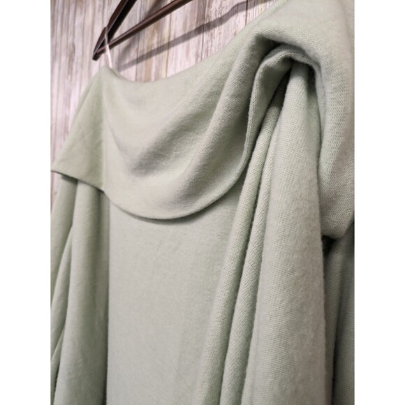 a.n.a Cozy Off the Shoulder Long Sleeve Sweater Green Top Women's 3X NWT - Picture 4 of 11